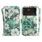For Infinix Note 12 VIP 3D Colored Horizontal Flip Leather Phone Case(Watercolor Flower) - 1