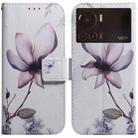 For Infinix Note 12 VIP Coloured Drawing Leather Phone Case(Magnolia Flower) - 1