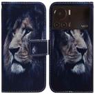 For Infinix Note 12 VIP Coloured Drawing Leather Phone Case(Lion) - 1