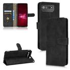 For Asus ROG Phone 6 Skin Feel Magnetic Flip Leather Phone Case(Black) - 1