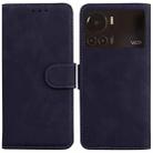 For Infinix Note 12 VIP Skin Feel Pure Color Flip Leather Phone Case(Black) - 1