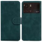 For Infinix Note 12 VIP Skin Feel Pure Color Flip Leather Phone Case(Green) - 1