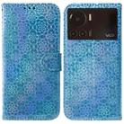 For Infinix Note 12 VIP Colorful Magnetic Buckle Leather Phone Case(Blue) - 1