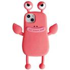 For iPhone 13 Pro Funny Crab Silicone Phone Case  - 1