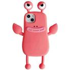 For iPhone 12 / 12 Pro Funny Crab Silicone Phone Case - 1