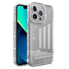 For iPhone 14 Shinning Diamond Space Shockproof Phone Case (Black) - 1