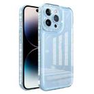 For iPhone 14 Pro Shinning Diamond Space Shockproof Phone Case(Blue) - 1