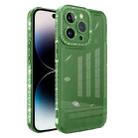 For iPhone 14 Pro Shinning Diamond Space Shockproof Phone Case(Green) - 1