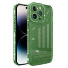 For iPhone 14 Pro Max Shinning Diamond Space Shockproof Phone Case (Green) - 1