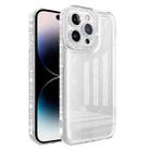 For iPhone 14 Pro Max Shinning Diamond Space Shockproof Phone Case (Transparent) - 1