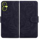 For Tecno Spark 9 Pro Tiger Embossing Pattern Horizontal Flip Leather Phone Case(Black) - 1