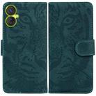 For Tecno Spark 9 Pro Tiger Embossing Pattern Horizontal Flip Leather Phone Case(Green) - 1