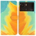 For Infinix Note 12 VIP Watercolor Pattern Horizontal Flip Leather Phone Case(Autumn Leaf Color) - 1