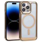 For iPhone 14 Pro Max MagSafe Electroplating TPU Phone Case (Gold) - 1