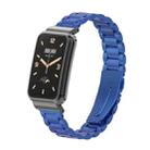 For Xiaomi Mi Band 7 Pro Three-Bead Metal Watch Band(Royal Blue) - 1