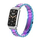 For Xiaomi Mi Band 7 Pro Three-Bead Metal Watch Band(Colorful) - 1