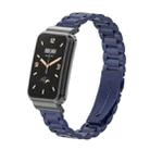 For Xiaomi Mi Band 7 Pro Three-Bead Metal Watch Band(Midnight Blue) - 1