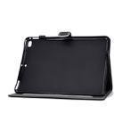 For iPad 9.7 2017 / 2018 Embossed Elephant Pattern Horizontal Flip PU Leather Case with Sleep Function & Magnetic Buckle & Bracket and Card Slot(Black) - 6