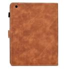 For iPad 2 3 4 Embossed Elephant Pattern Horizontal Flip PU Leather Case with Sleep Function & Magnetic Buckle & Bracket and Card Slot(Brown) - 4