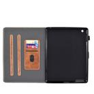 For iPad 2 3 4 Embossed Elephant Pattern Horizontal Flip PU Leather Case with Sleep Function & Magnetic Buckle & Bracket and Card Slot(Brown) - 5