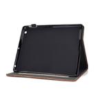 For iPad 2 3 4 Embossed Elephant Pattern Horizontal Flip PU Leather Case with Sleep Function & Magnetic Buckle & Bracket and Card Slot(Brown) - 6