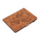 For iPad 2 3 4 Embossed Elephant Pattern Horizontal Flip PU Leather Case with Sleep Function & Magnetic Buckle & Bracket and Card Slot(Brown) - 8