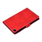 For iPad mini 1/2/3/4/5 Embossed Elephant Pattern Horizontal Flip PU Leather Case with Sleep Function & Magnetic Buckle & Bracket and Card Slot(Red) - 9
