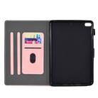For iPad mini 1/2/3/4/5 Embossed Elephant Pattern Horizontal Flip PU Leather Case with Sleep Function & Magnetic Buckle & Bracket and Card Slot(Pink) - 5