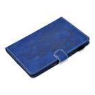For iPad mini 1/2/3/4/5 Embossed Elephant Pattern Horizontal Flip PU Leather Case with Sleep Function & Magnetic Buckle & Bracket and Card Slot(Blue) - 8