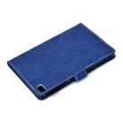 For iPad mini 1/2/3/4/5 Embossed Elephant Pattern Horizontal Flip PU Leather Case with Sleep Function & Magnetic Buckle & Bracket and Card Slot(Blue) - 9
