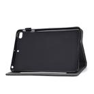 For iPad mini 1/2/3/4/5 Embossed Elephant Pattern Horizontal Flip PU Leather Case with Sleep Function & Magnetic Buckle & Bracket and Card Slot(Black) - 6