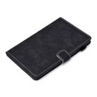 For iPad mini 1/2/3/4/5 Embossed Elephant Pattern Horizontal Flip PU Leather Case with Sleep Function & Magnetic Buckle & Bracket and Card Slot(Black) - 8