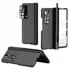 For Huawei Mate X2 Electroplating Hinged Folding Phone Case with S Pen Fold Edtion(Black) - 1