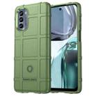 For Motorola Moto G62 5G India Full Coverage Shockproof TPU Phone Case(Green) - 1