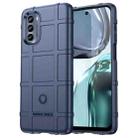 For Motorola Moto G62 5G India Full Coverage Shockproof TPU Phone Case(Blue) - 1