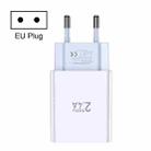 TOTU Joe Series Dual USB Ports Travel Charger, Plug Type:EU Plug(White) - 1