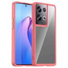 For OPPO Reno8 Pro+ 5G Colorful Series Acrylic + TPU Phone Case(Red) - 1