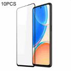 10 PCS For Honor X8 DUX DUCIS 0.33mm 9H Medium Alumina Tempered Glass Film - 1