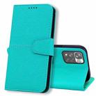 For Xiaomi Redmi Note 11 Pro Litchi RFID Leather Phone Case(Malachite Blue) - 1