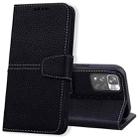 For Xiaomi Redmi Note 11 Pro Litchi RFID Leather Phone Case(Black) - 1