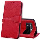 For Xiaomi Poco M4 Pro 4G Litchi RFID Leather Phone Case(Red) - 1
