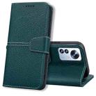 For Xiaomi 12 Pro Litchi RFID Leather Phone Case(Green) - 1