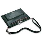 For Samsung Galaxy Tab S8 Ultra 3-fold Zipper Leather Tablet Case Crossbody Pocket Bag(Green) - 6