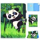 For iPad Pro 11 2020 Sewing Thread TPU Left and Right Flat Leather Tablet Case with Sleep Function & Card Slot & Buckle Anti-skid Strip and Pen Cover(Hug Bear) - 1