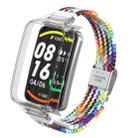 For Xiaomi Mi Band 7 Pro Braided Nylon Buckle Watch Band(Rainbow) - 1