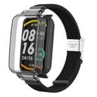For Xiaomi Mi Band 7 Pro Braided Nylon Buckle Watch Band(Black) - 1