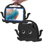 For Samsung Galaxy Tab A8 10.5 2021 Octopus Style EVA + PC Tablet Case with Strap(Black) - 1