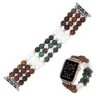 Bohemian Hand Beaded Watch Band For Apple Watch Ultra 49mm / Series 8&7 45mm / SE 2&6&SE&5&4 44mm / 3&2&1 42mm(WB220026A) - 1