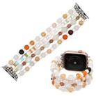 Bohemian Hand Beaded Watch Band For Apple Watch Series 8&7 41mm / SE 2&6&SE&5&4 40mm / 3&2&1 38mm(WB220013A) - 1