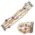 Bohemian Hand Beaded Watch Band For Apple Watch Series 7 41mm / 6&SE&5&4 40mm / 3&2&1 38mm(WB220017C) - 1